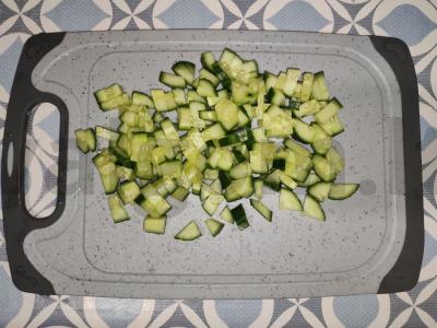 Kukurūzų ir vištienos užkandėlės Žingsnis 2