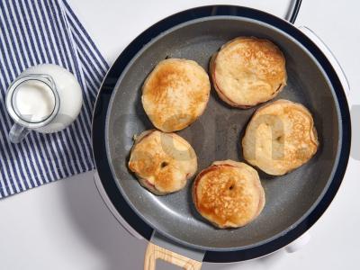 Obuolių traškūs blynai Žingsnis 3