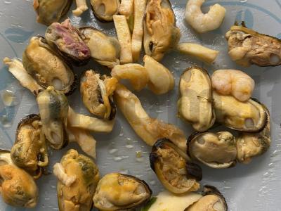 Jūros salotos su garstyčiomis Žingsnis 4