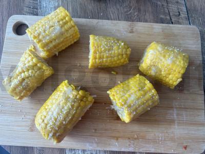 Kepta kukurūza su ghee sviestu Žingsnis 1