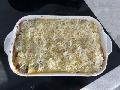 Bulvių apkepas su pievagrybiais Žingsnis 7