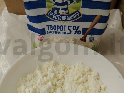 Keksiukas „Abrikosų stebuklas“ Žingsnis 1