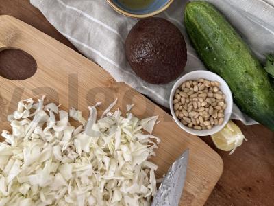 Salotas „Žalioji deivė“ Žingsnis 1