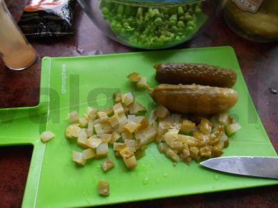 Olivje „Laktovegetariškas“ Žingsnis 2