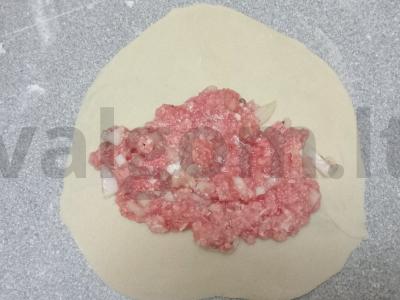 Čeburekai su jautienos faršu Žingsnis 6