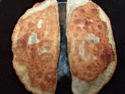 Čeburekai su jautienos faršu Žingsnis 10