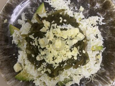 Salotos su jūros kopūstais ir sūriu Žingsnis 4