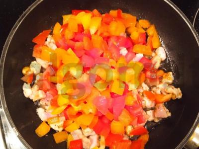 Tortilija su vištiena ir daržovėmis Žingsnis 3