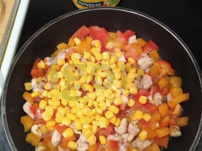 Tortilija su vištiena ir daržovėmis Žingsnis 4