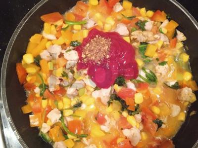 Tortilija su vištiena ir daržovėmis Žingsnis 6