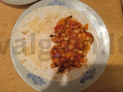 Tortilija su vištiena ir daržovėmis Žingsnis 9