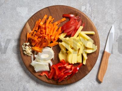 Avinienos šurpa su pomidorų pasta Žingsnis 2