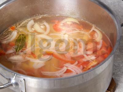 Avinienos šurpa su pomidorų pasta Žingsnis 3