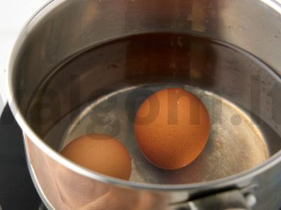 Salotos su rūkytomis vištienos krūtinėlėmis ir bulvėmis Žingsnis 2