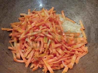 Vegetariška perlų košė su daržovėmis Žingsnis 2