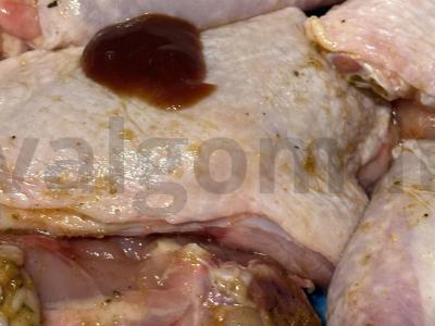 Kepta „Barbekiu vištiena“ Žingsnis 2