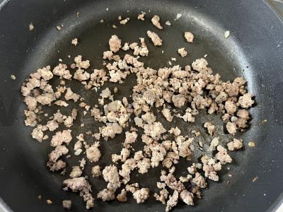 Keptas kiaušinienė su faršu Žingsnis 1