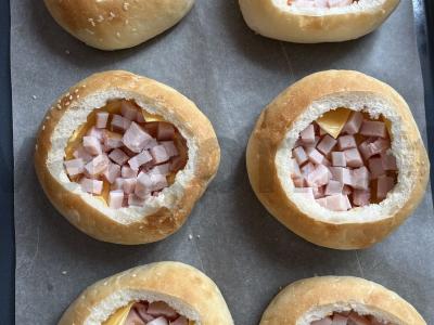 Uždaras burgeris su rūkyta mėsa Žingsnis 2