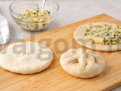 Patingėję chachapuri su kefyru Žingsnis 6