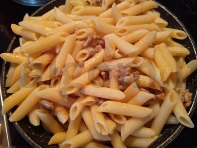 Penne su faršu ir šviežiais daržovėmis Žingsnis 4