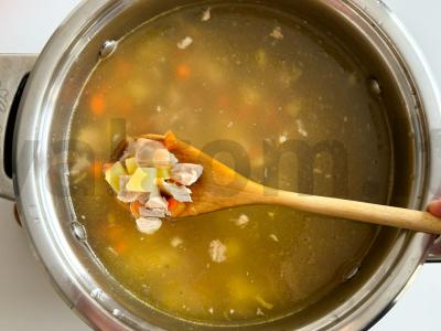 Grietinėlės sriuba su orzo makaronais Žingsnis 5