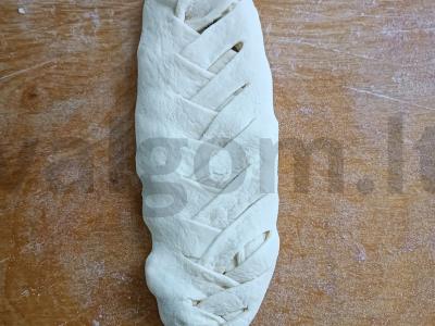 Keksiukai su džiovintomis abrikosais ir razinomis Žingsnis 3