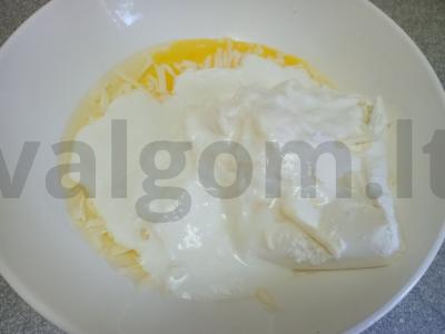 Sūrio bandelės su kmynais Žingsnis 3