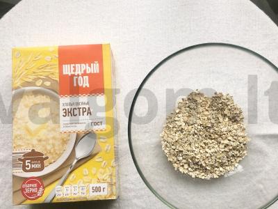 Avižų-linų košė Žingsnis 1