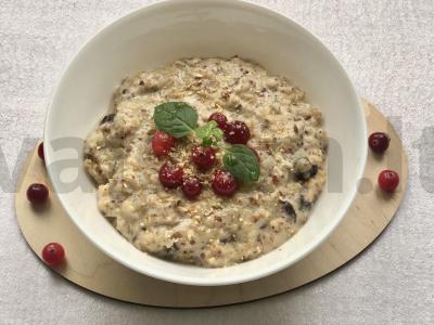 Avižų-linų košė pagrindine nuotrauka