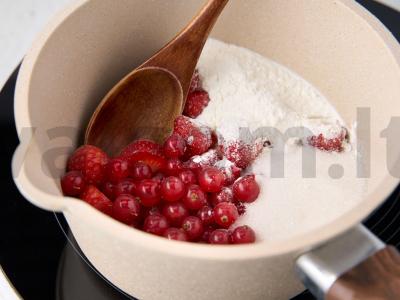 Čia pudingas su varške Žingsnis 2