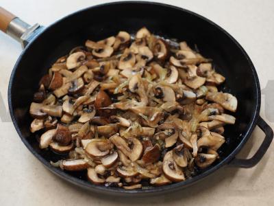 Kisielius su polenta ir grybais „Saulėtas“ Žingsnis 3