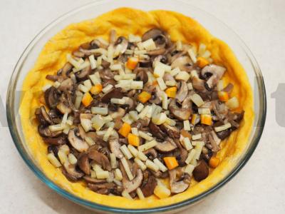 Kisielius su polenta ir grybais „Saulėtas“ Žingsnis 6