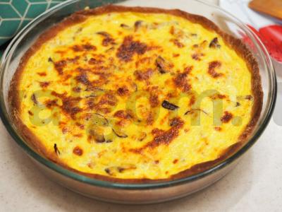 Kisielius su polenta ir grybais „Saulėtas“ pagrindine nuotrauka