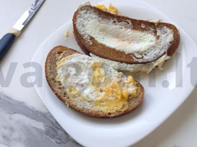10 minučių kiaušinių tostai pagrindine nuotrauka