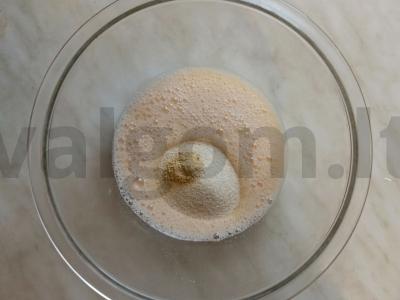 Varškės apkepas su apelsinų žievele Žingsnis 2