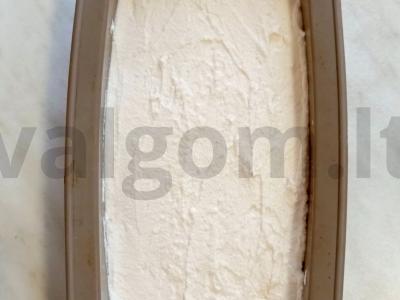 Varškės apkepas su apelsinų žievele Žingsnis 4