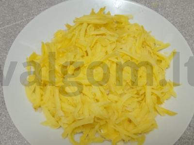 Silkė po šubomis su liesu majonezu Žingsnis 4