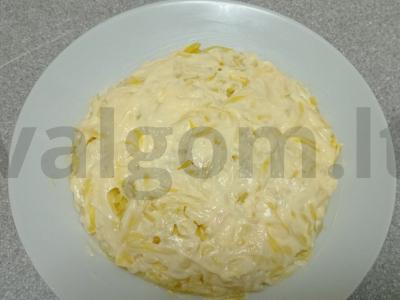 Silkė po šubomis su liesu majonezu Žingsnis 5