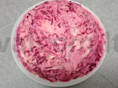 Silkė po šubomis su liesu majonezu Žingsnis 7