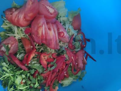 Salotas „Frillis“ Žingsnis 6