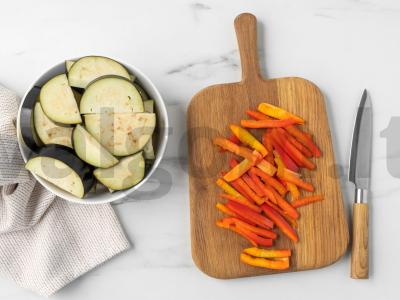 Daržovių sotė lėtojoje viryklėje Žingsnis 1