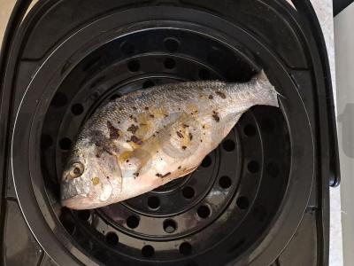 Dorada apelsinų marinate garuose Žingsnis 4