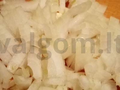 Vištienos kotletai su žolelėmis ir garstyčiomis. Žingsnis 3