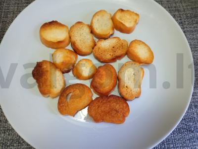 Skrebučiai su česnaku ir sūriu Žingsnis 3