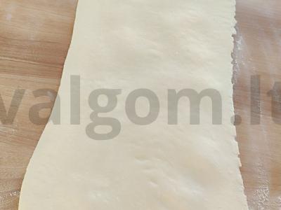 Kruasanai su braškių džemu Žingsnis 3