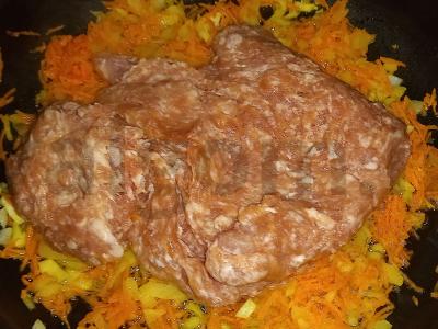 Pirmas patiekalas „Turkų nostalgija rusiškai“ Žingsnis 3