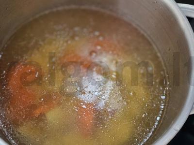 Aštrus kharcho sriuba su jautienos kaulu Žingsnis 4