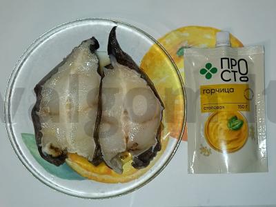 Žuvinė žuvies filė majonezo-garstyčių padaže Žingsnis 1