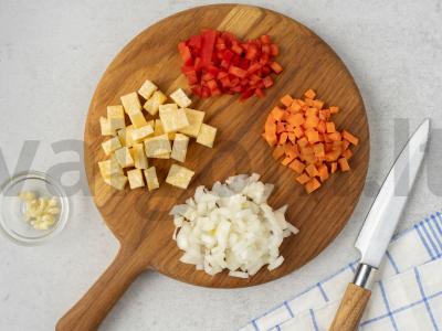 Pupelių sriuba su kalakutiena Žingsnis 2