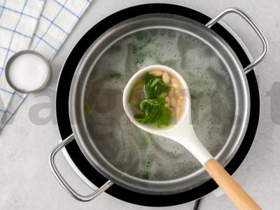 Pupelių sriuba su kalakutiena Žingsnis 4